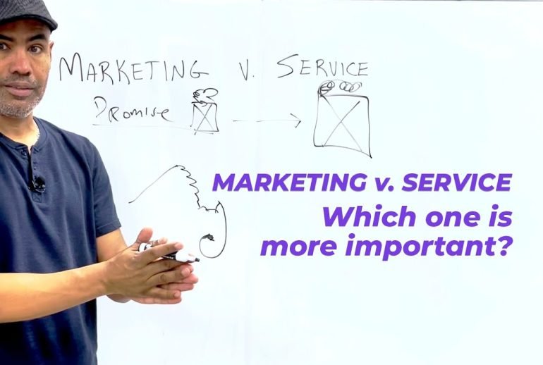 Good Service is More Important than Marketing